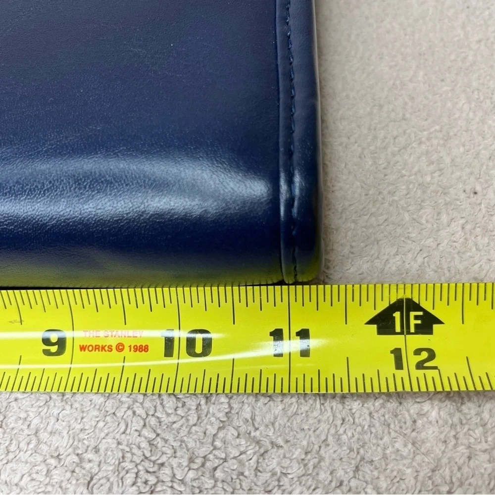Abound by Marriott Canvas/Leather Concierge Organizer Folder Binder-Navy/Cream
